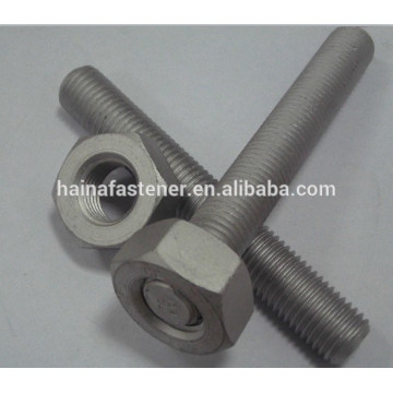 ASTM A193-B7 Dacromet 3/4'' threaded rod with 2 heavy nuts washers,Dacroment threaded rod